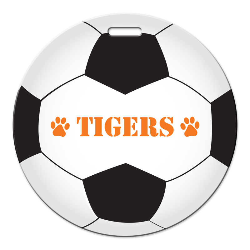 Soccer Ball Luggage Tag